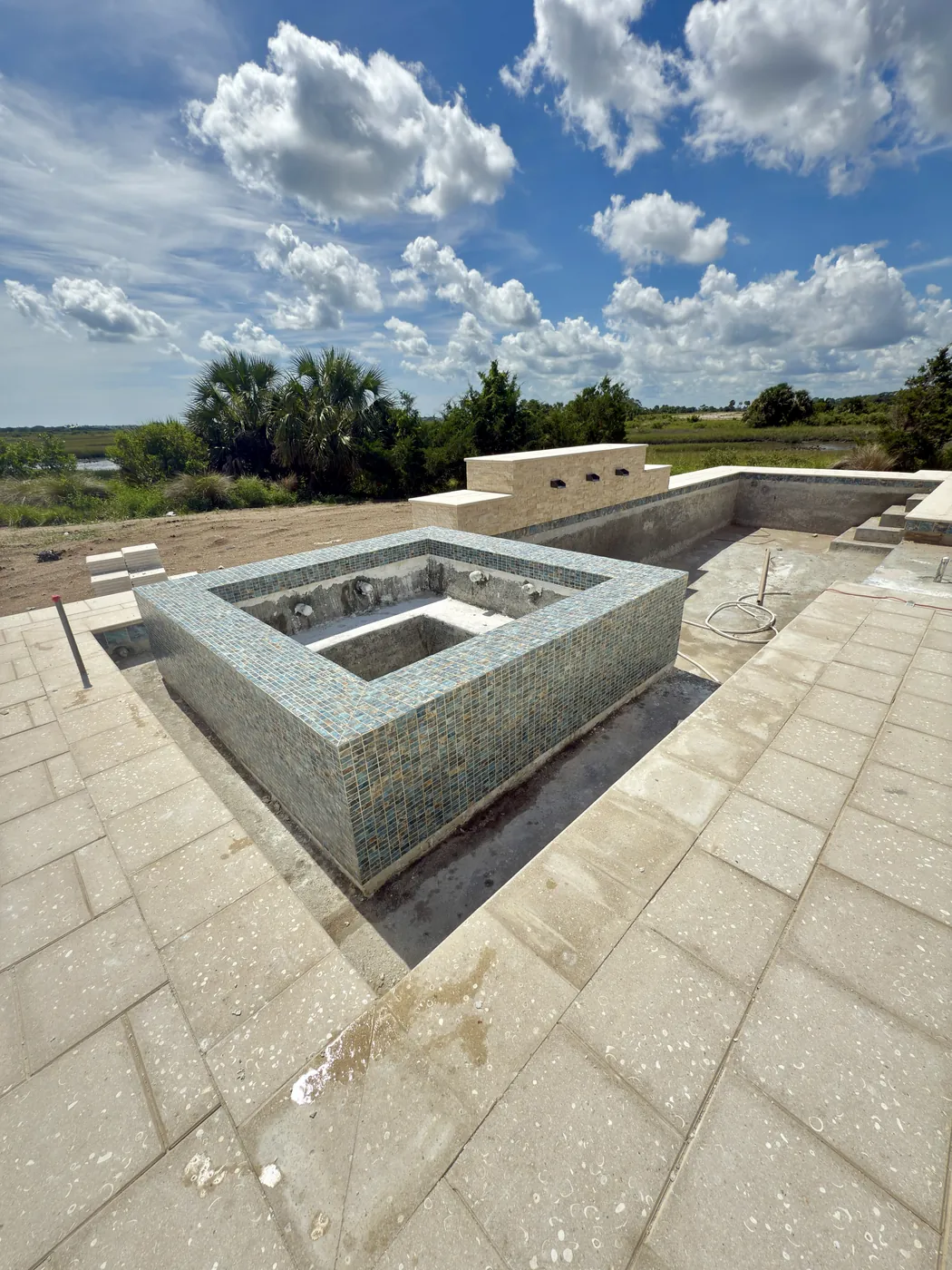 Raised spa
